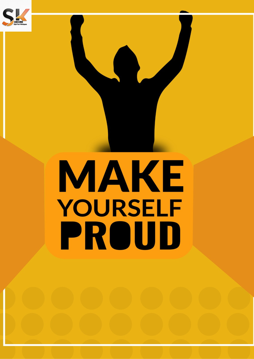 Set of 6 Motivational Wooden Wall Frames | SK Decor