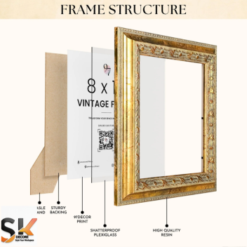 Motivational Glass Frame Set – 6-Piece Inspirational Wall Art