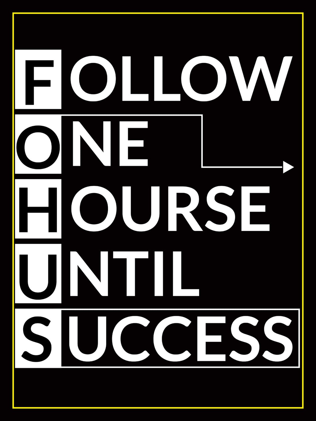 Set of 4 Motivational Wooden Wall Frames | SK Decor