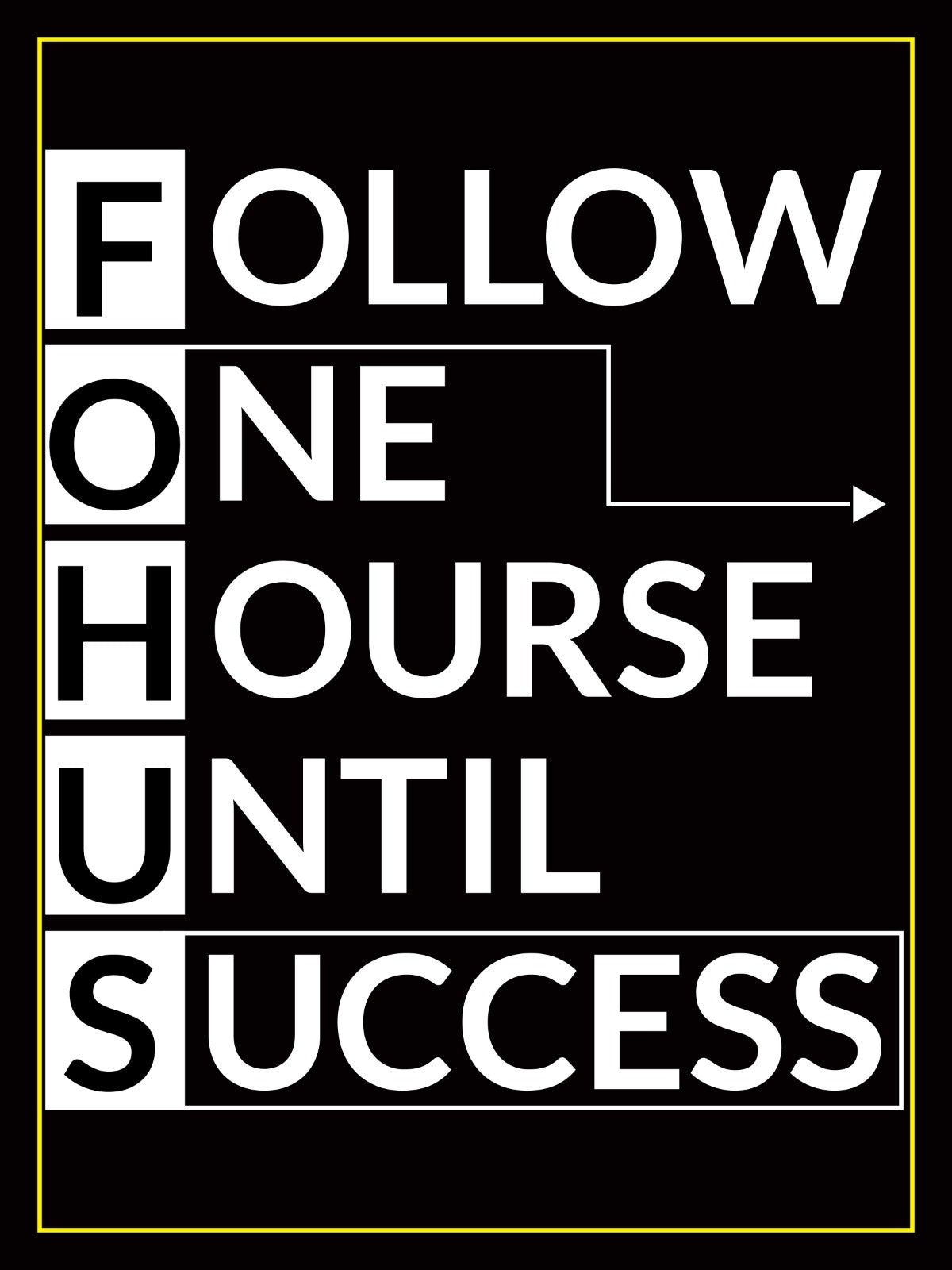 Set of 4 Motivational Wooden Wall Frames | SK Decor